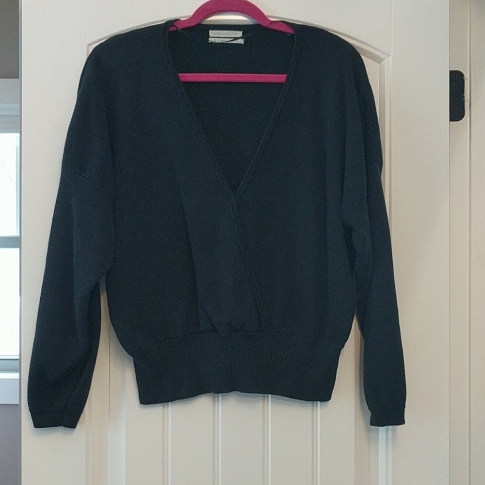 Urban Outfitters surplice/faux wrap sweater